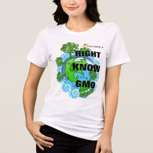T-shirt En Tri-matière Vous avez le droit de savoir si c'est un OGM