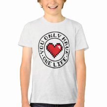 Vous N'Avez Qu'Un Jeu Vidéo Coeur Pixel Vie