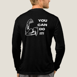 T-shirt En Tri-matière Vous Pouvez Le Faire Motivation Fitness Gym T-Shir
