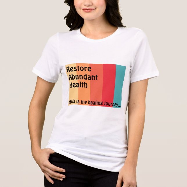 T-shirt En Tri-matière Voyage de guérison rétro (Recto)