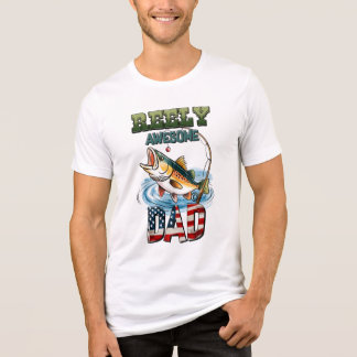 T-shirt En Tri-matière Vraiment merveilleux papa - Fishing Edition T-shir