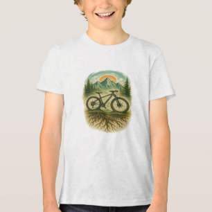 T-shirt En Tri-matière VTT Art pour les amoureux de la nature et les rand