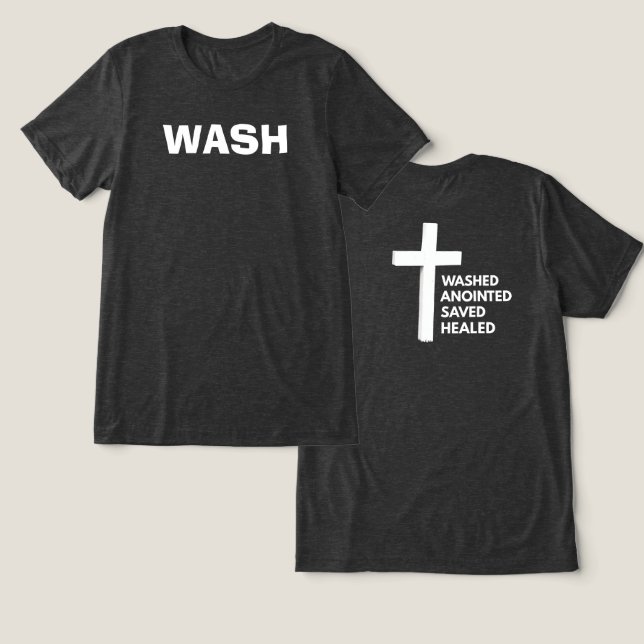 T-shirt En Tri-matière W.A.S.H. Christian Tee (Design Recto & Verso)