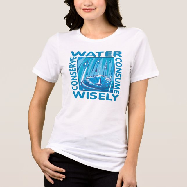 T-shirt En Tri-matière Water Conservation (Recto)