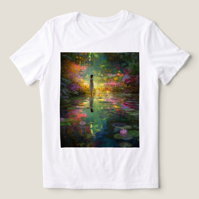 T-shirt En Tri-matière Water Nymph By a Magic Pond (Design Recto)