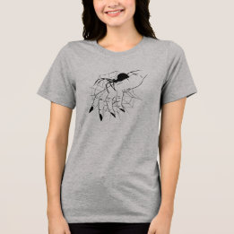 T-shirt En Tri-matière Web Spider & Illustration manuelle