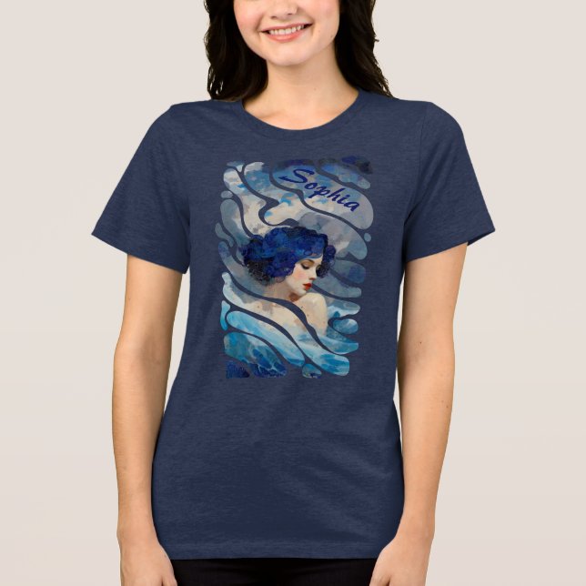 T-shirt En Tri-matière Whispers of the Ocean Goddess (Recto)