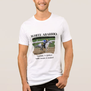 T-SHIRT EN TRI-MATIÈRE WHITE ABARRIO & IRAD ORTIZ, JR.
