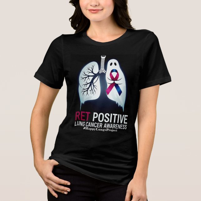 T-shirt En Tri-matière Women's Happy Lungs Project Fundraiser Shirt v4 (Recto)