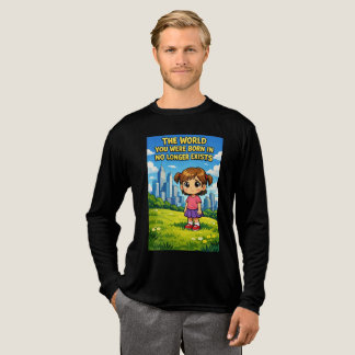 T-shirt En Tri-matière World You Were Born In No Longer Exists Cartoon