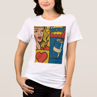 T-shirt En Tri-matière WOW! Pop Love and Soda