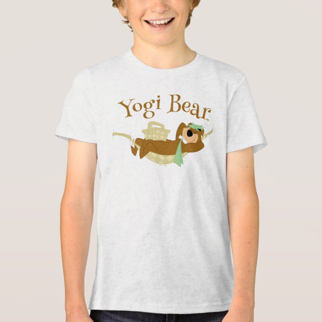 T-shirt En Tri-matière Yogi Bear Pique-nique Hammock Nap Time (Recto)