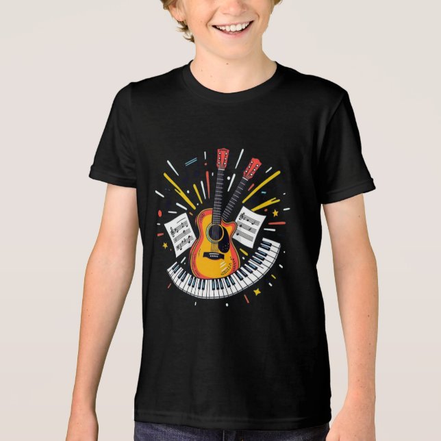 T-shirt En Tri-matière Young music star club (Recto)