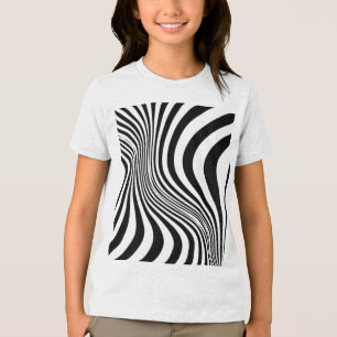 T-shirt En Tri-matière Zebra Skin Print Texture Motif-88488