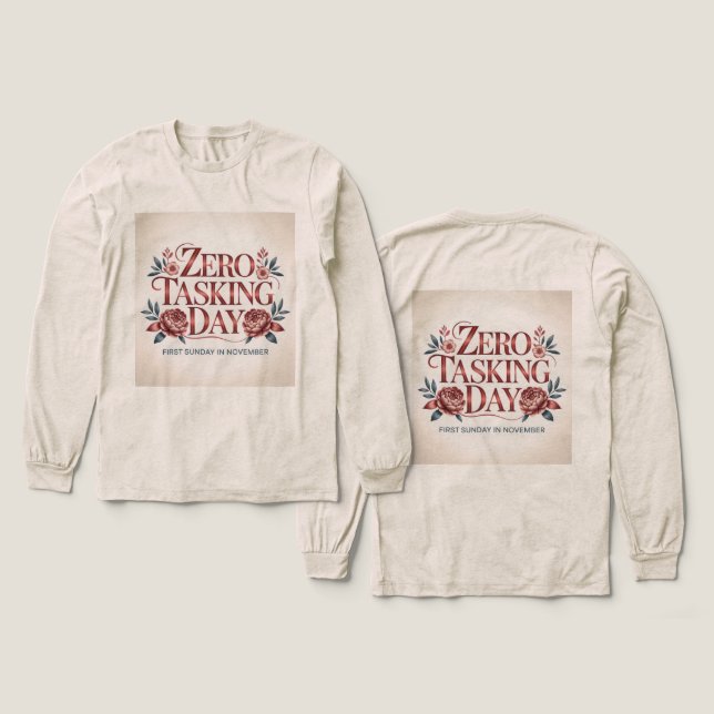 T-shirt En Tri-matière Zero Tasking Day (Motif recto et verso)