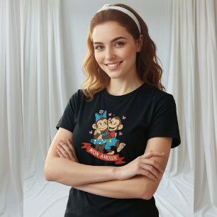 T-shirt En Tri-matière Zina et Mimo, mon amour