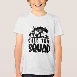 T-shirt En Tri-matière Zoo Chemise De Voyage De Terrain Pour Les Enseigna