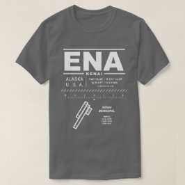 T-shirt ENA de l'aéroport municipal de Kenai