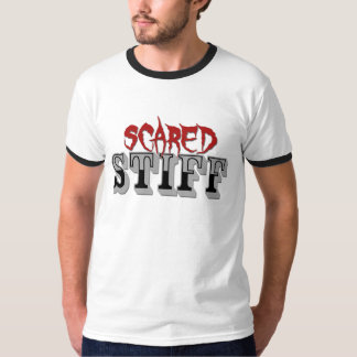 T-shirt encadré raide effrayé