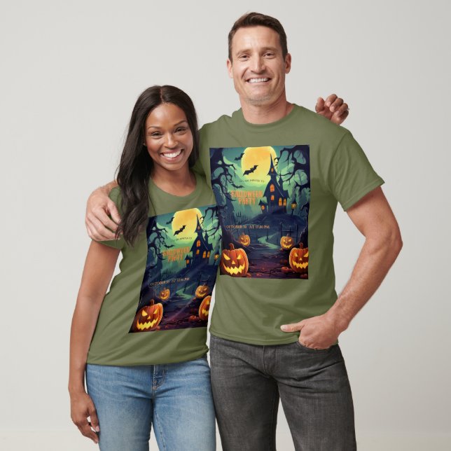 T-shirt Enchant 🎃 forêt Citrouille (Unisexe)