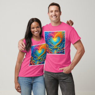 T-shirt Enchanted Forest Heart of Light Design