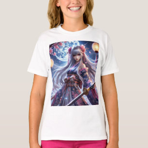 T-shirt 🌙 Enchantée Samurai Princess - Moonlit Warrior T-