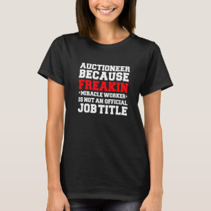 T-shirt Enchanteur Commissaire-Priseur Enchères Présent