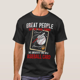 T-shirt Enchérir sur une carte de base-ball Collecteur de