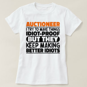 T-shirt Enchérisseur J'Essaie De Faire Des Choses Drôle
