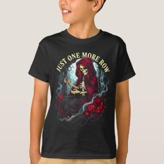 T-shirt Encore un Rang Squelette au Crochet Tricotant Tric