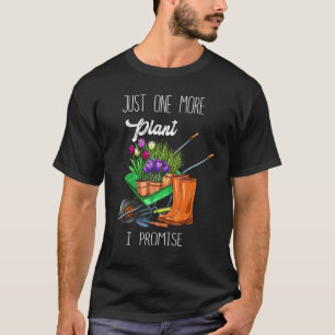 T-shirt Encore une plante je promets Thérapie Plantaholiqu