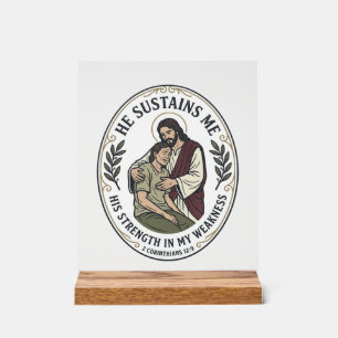 T-Shirt Encouragement de Jésus pour Maladie Chroni