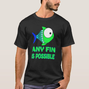 T-shirt Encouragement de jeu de mots sur les poissons