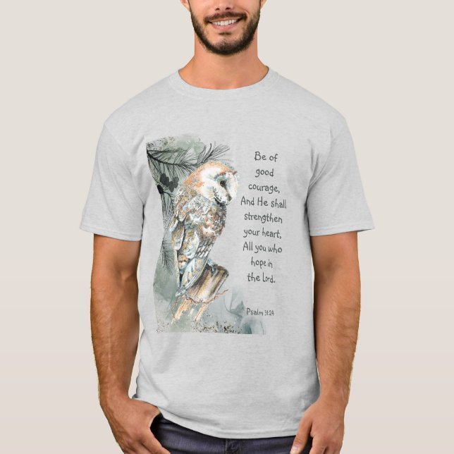 T-shirt Encouragement des Écritures bibliques inspirantes  (Devant)