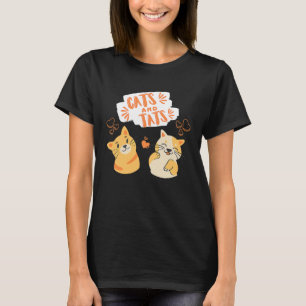 T-shirt Encre de tatouage Cats and Tats Funny Cat Lover