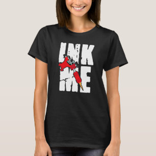 T-shirt Encre Moi Étonnant Tatouages Distressés Tatouage M