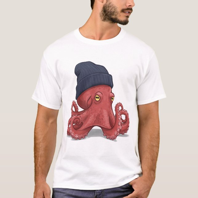 T-shirt Encre & Tentacle Daily Delight (Devant)