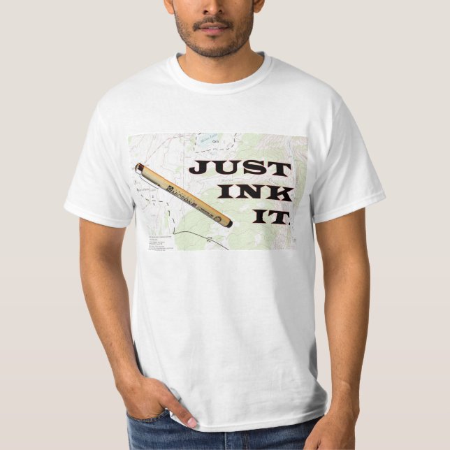 T-shirt Encrez-juste le (Devant)