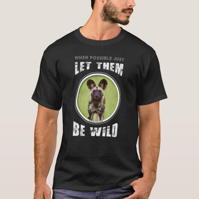 T-shirt Endangered Wild Dog (Devant)