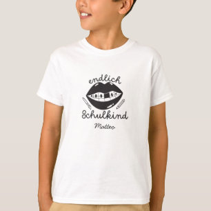 T-shirt Endlich Schulkind Schultuete 1 Klasse Einschulung