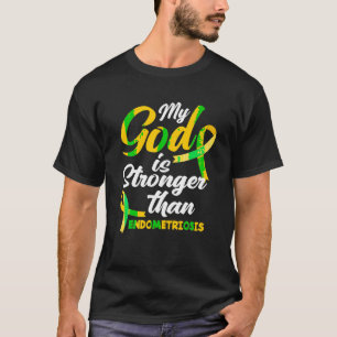 T-shirt Endo Warrior Mon Dieu est plus fort que l'endométr