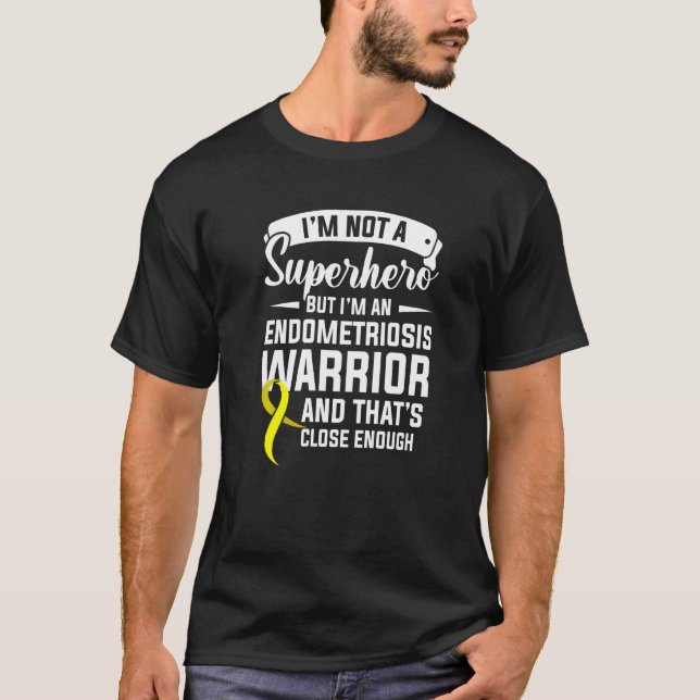 T-shirt Endometriose Endo Survivant Fermer Guerrier (Devant)