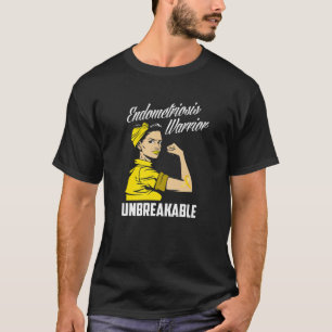 T-shirt Endometriose Guerrier Endometriose Indestructible 