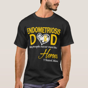 T-shirt Endometriose Papa J'Ai Élevé La Mine