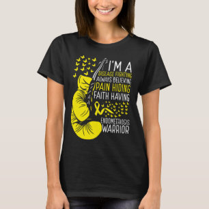 T-shirt endométriosis warrior Awareness Ribbon disease