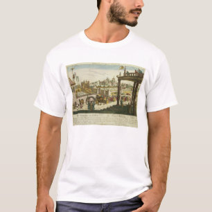 T-shirt Endroit de Namchas à Lahore, montrant le trône