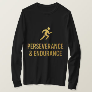 T-shirt Endurance & Force – Dégradé Motivationnel Moderne