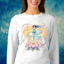 T-shirt Energía Femenina renace en la flor del Loto