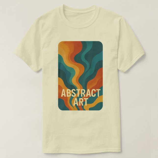 T-shirt Énergie Abstraite en gras - Art numérique (Design devant)