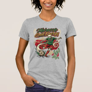 T-shirt Énergie de but du Maroc Skeleton Striker Nations C